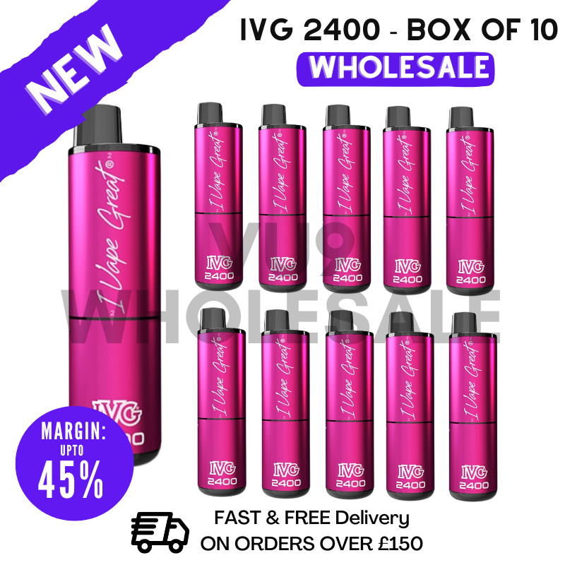 Tropical Fruits IVG 2400 Prefilled Pod Kit Vapes Bulk Buy - Box Of 10