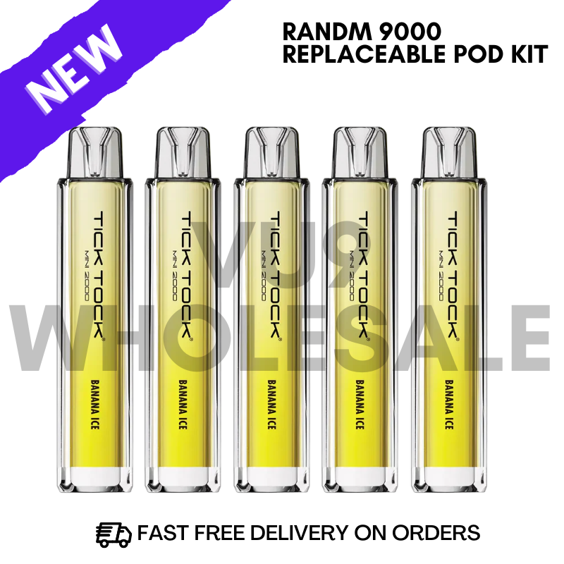 Banana Ice Tick Tock 2000 Pack of 5