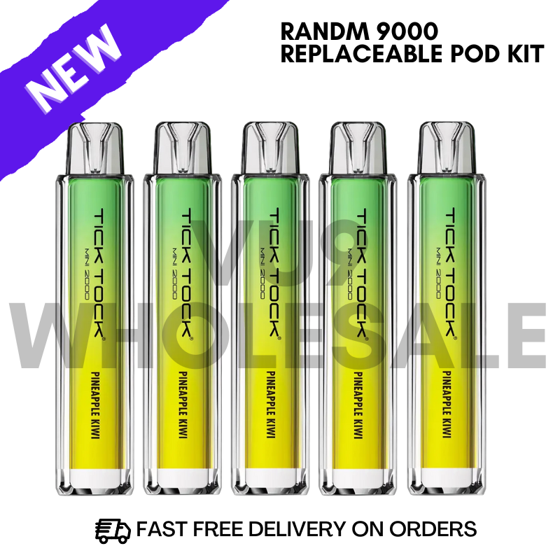 Pineapple Kiwi Tick Tock 2000 Pack of 5