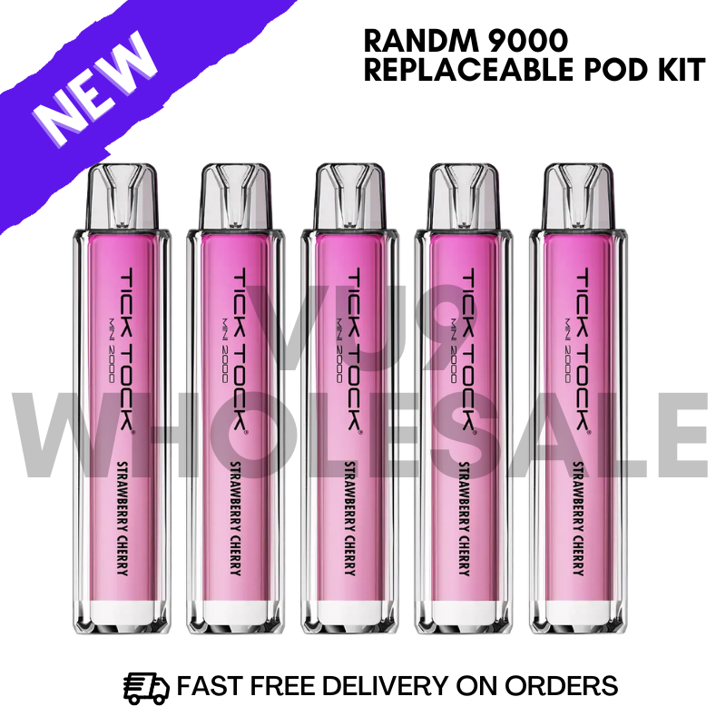 Strawberry Cherry Tick Tock 2000 Pack of 5