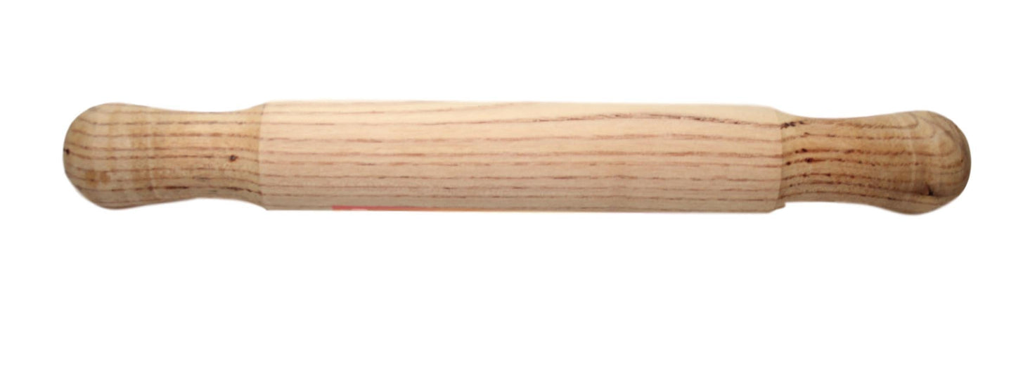 Wooden Thick Rolling Pin Chapatti Pastry Baking 39cm 0322 (Parcel Rate)