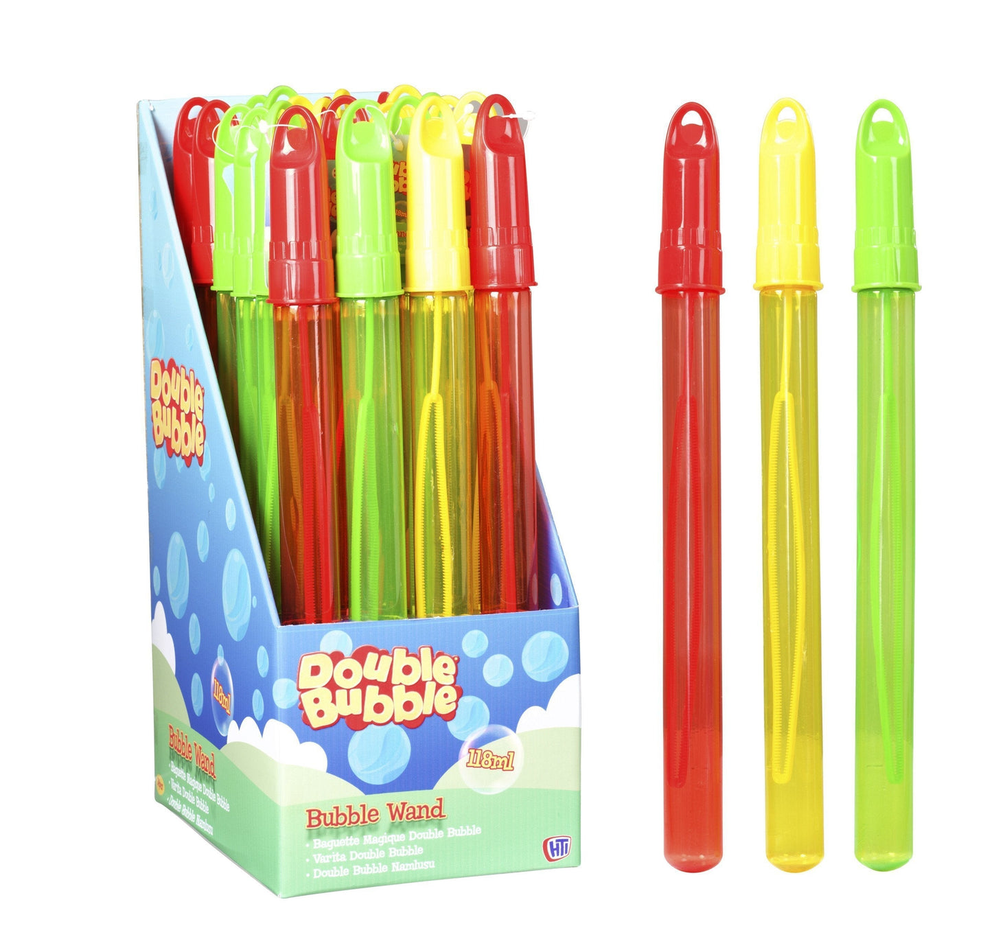 Childrens Indoor/ Outdoor Double Bubble Magic Wand 118ml 1373017/315962 (Parcel Rate)