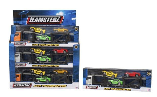 Teamsterz Kids Toy Car Transporter With 3 Die Cast Cars 6211 (Parcel Rate)