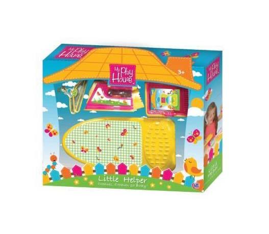 Little Helper 3D Childrens Play Rug In Playhouse Design Helper Set 0291 (Parcel Rate)