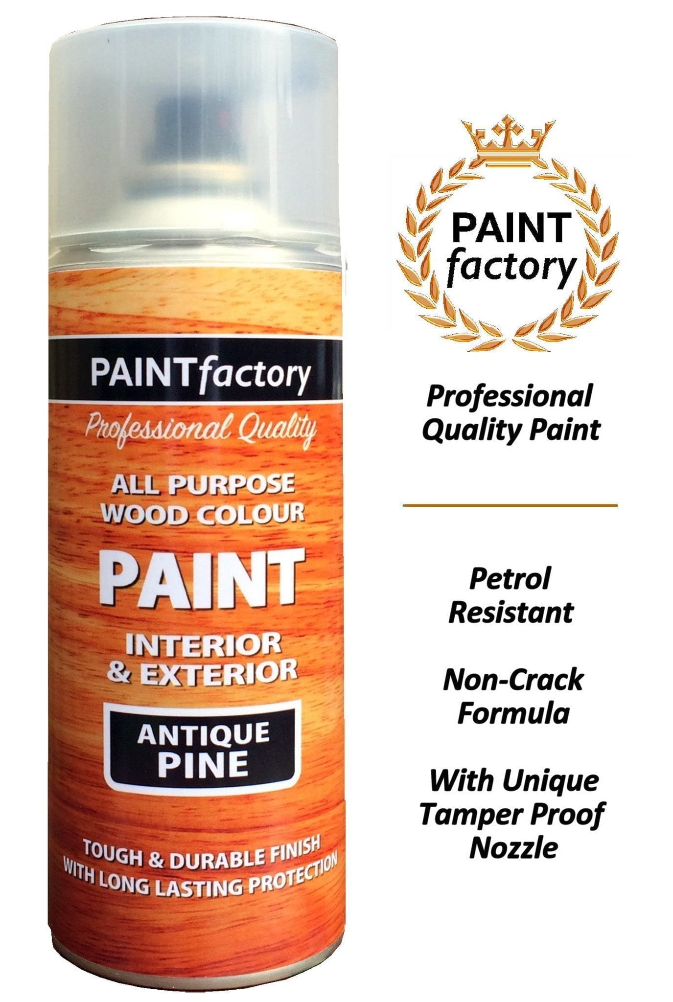 Paint Factory All Purpose Wood Colour Antique Pine 400ml 1759 (Parcel Rate)