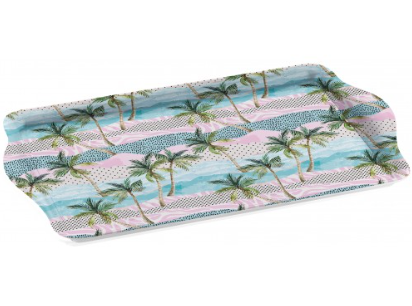 Melamine Tray Rectangle 24 x 40cm Assorted Designs Random Sent ALB4120 (Parcel Rate)