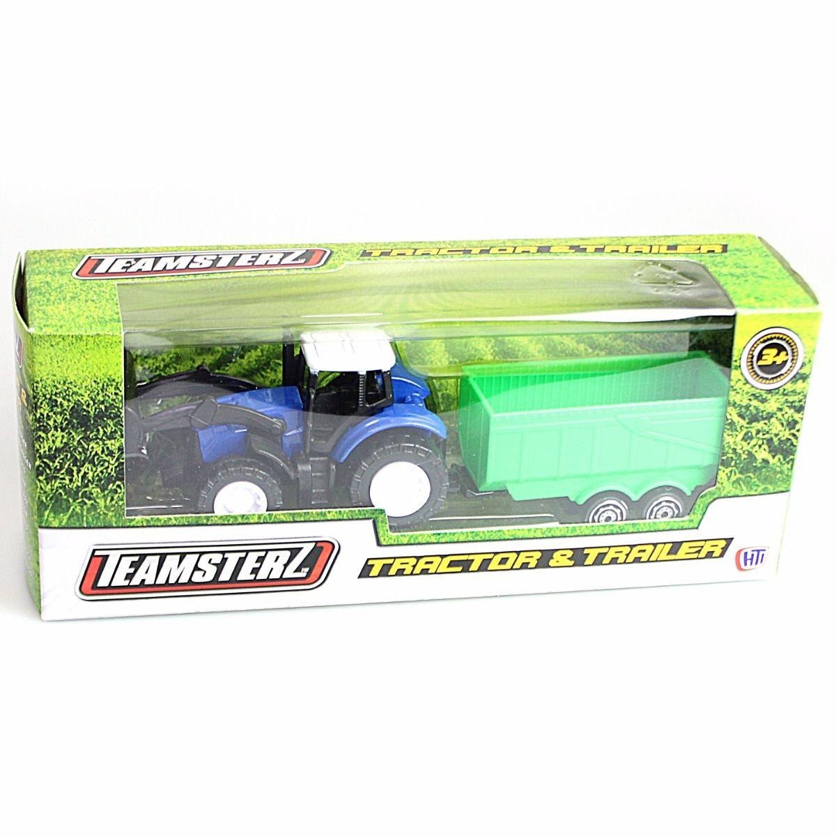 Set Of 2 Off Road Farm TRACTOR & TRAILER 0601 (Parcel Rate)