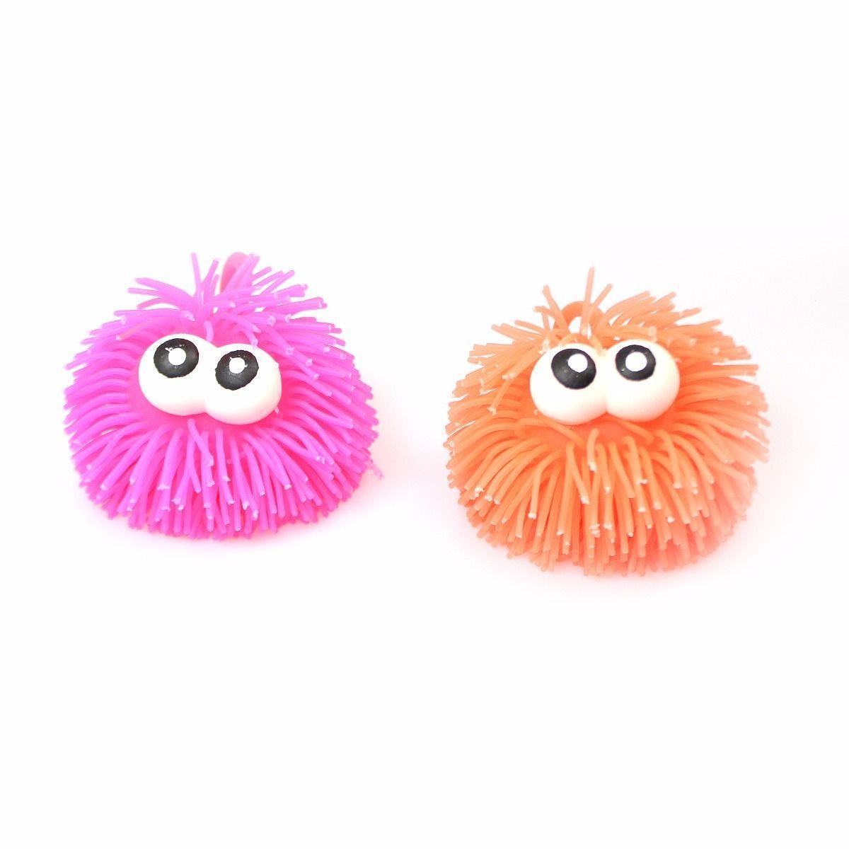 Stress Puffer Balls With Bulging Eyes Squidgy Squeezy Play Sensory Toy x 2 1496 (Parcel Rate)