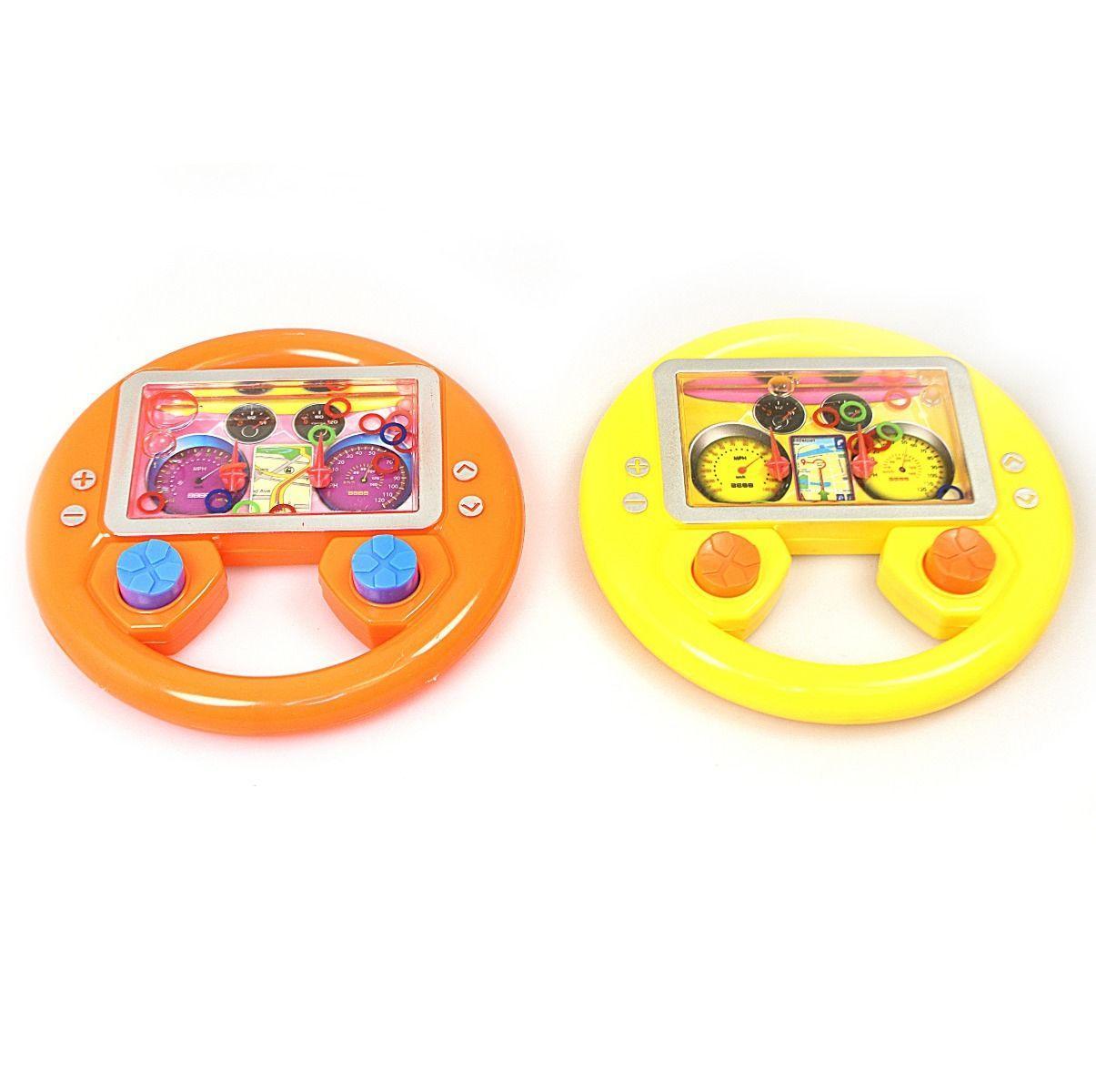 Kids Water Steering Toy Ring Toss Water Game Travel Learning Fun Toy Game 4418 (Parcel Rate)