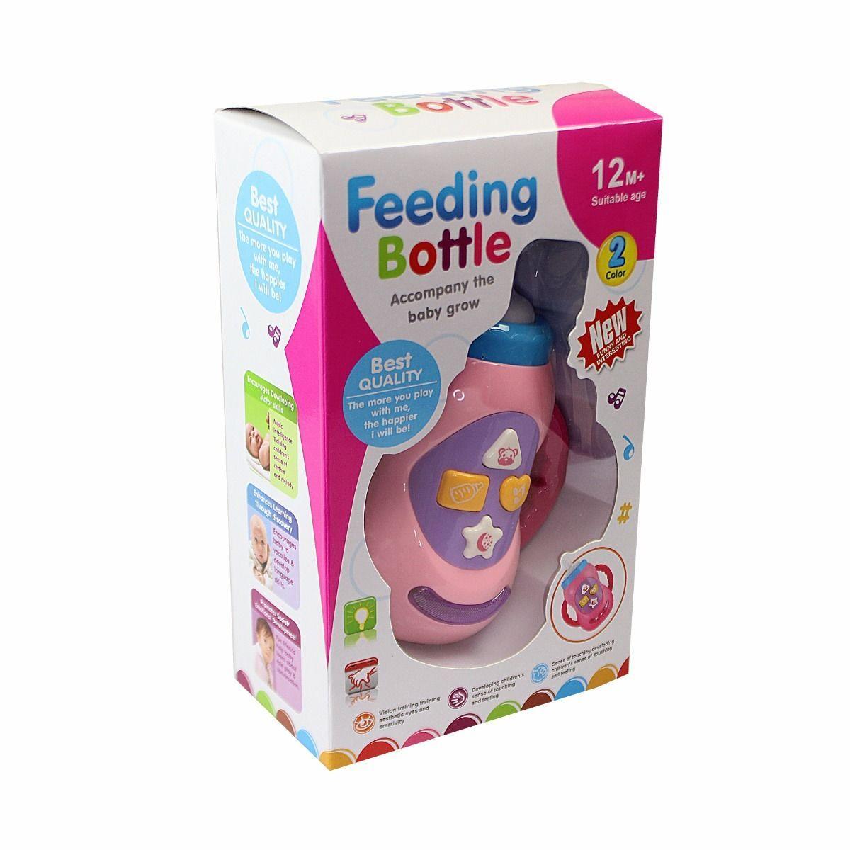 Feeding Bottle Toy Light & Sound Touch & Feel Musical Developing Sense 12m + 4554 (Parcel Rate)
