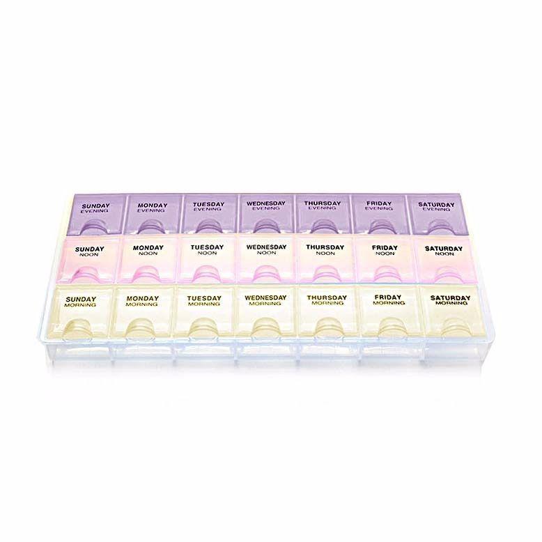 7 Day Mon-Sun Medical Tablet Medicine Organiser Box 4367 (Parcel Rate)