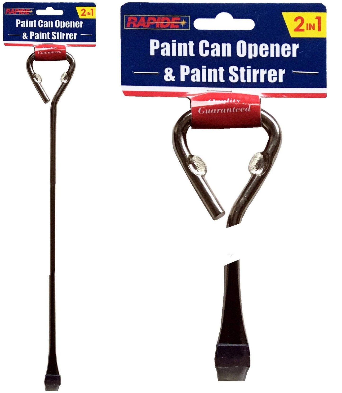 Rapide 2 In 1 Metal Paint Can Opener & Stirrer Diy Home 2432 (Parcel Rate)