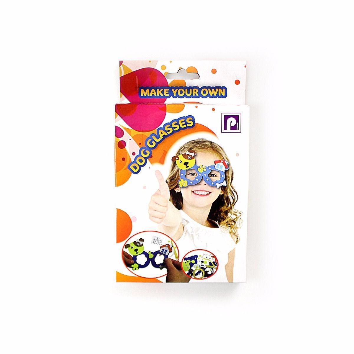 Kids Make Your Own Dog Glasses Full Kit Party Bags Birthday Gift Art & Crafts 3694 (Parcel Rate)