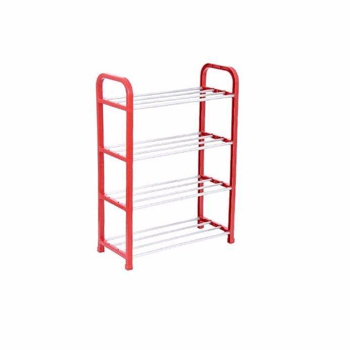 4 Tier SHOE RACK -Easy Install, Hallway, Closet, Porch, Shoe Storage, Appx 60cm 2899 (Big Parcel Rate)