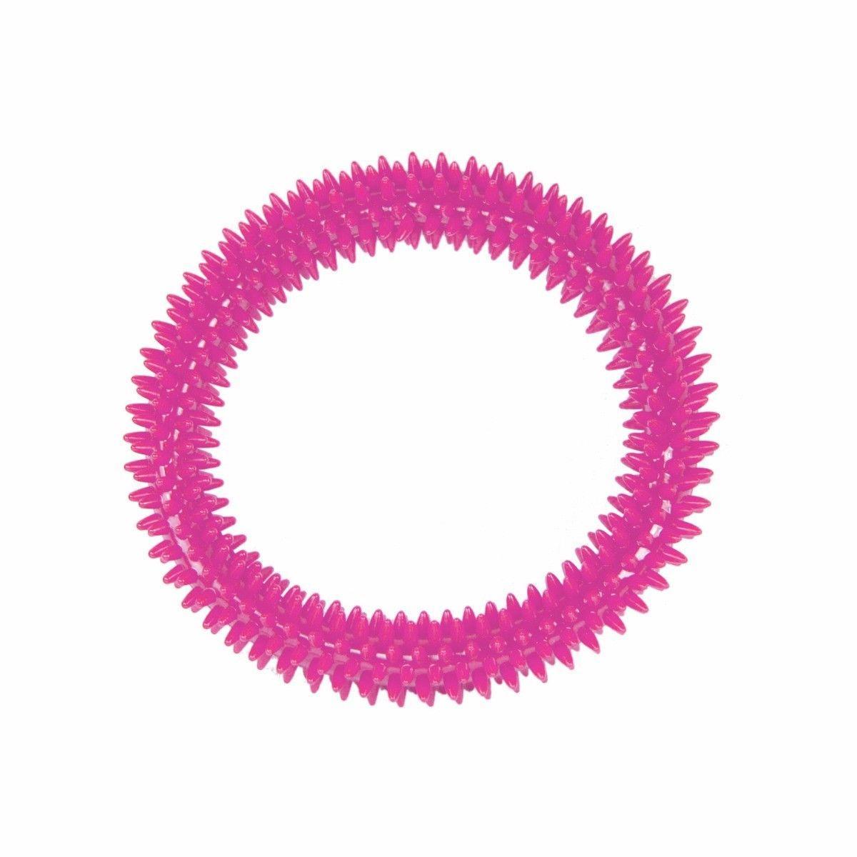 Soft Rubber Dental Dog Pet Ring Toy Puppy Teeth Cleaning Healthy Gums Chew 0057 (Parcel Rate)