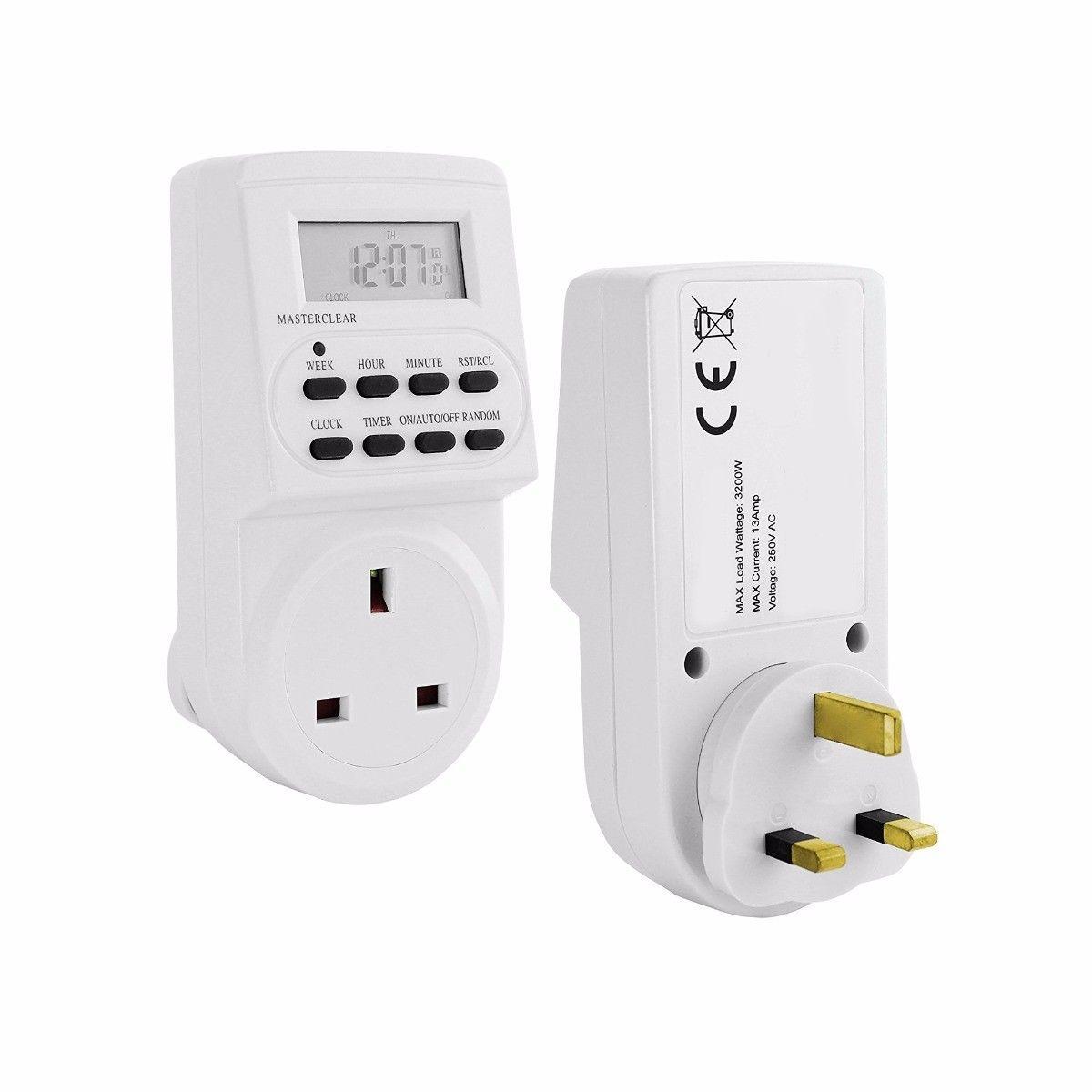 PIFCO ES113 Electronic Digital Mains Timer Socket Plug In With 24 Hour 7 Days TMR1009 (Parcel Rate)
