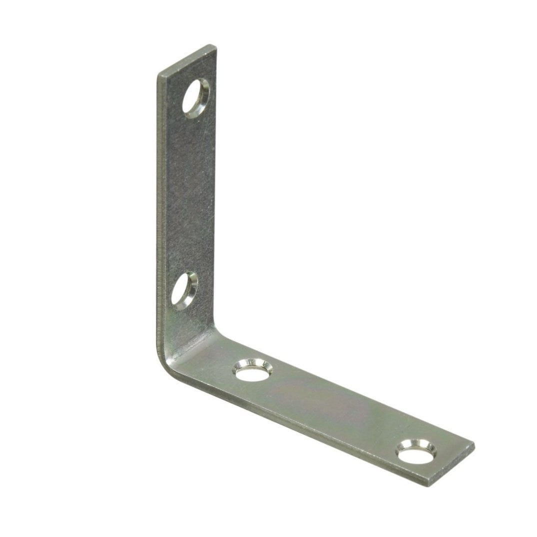 2'' 50mm corner brackets bzp Diy 0240 (Parcel Rate)