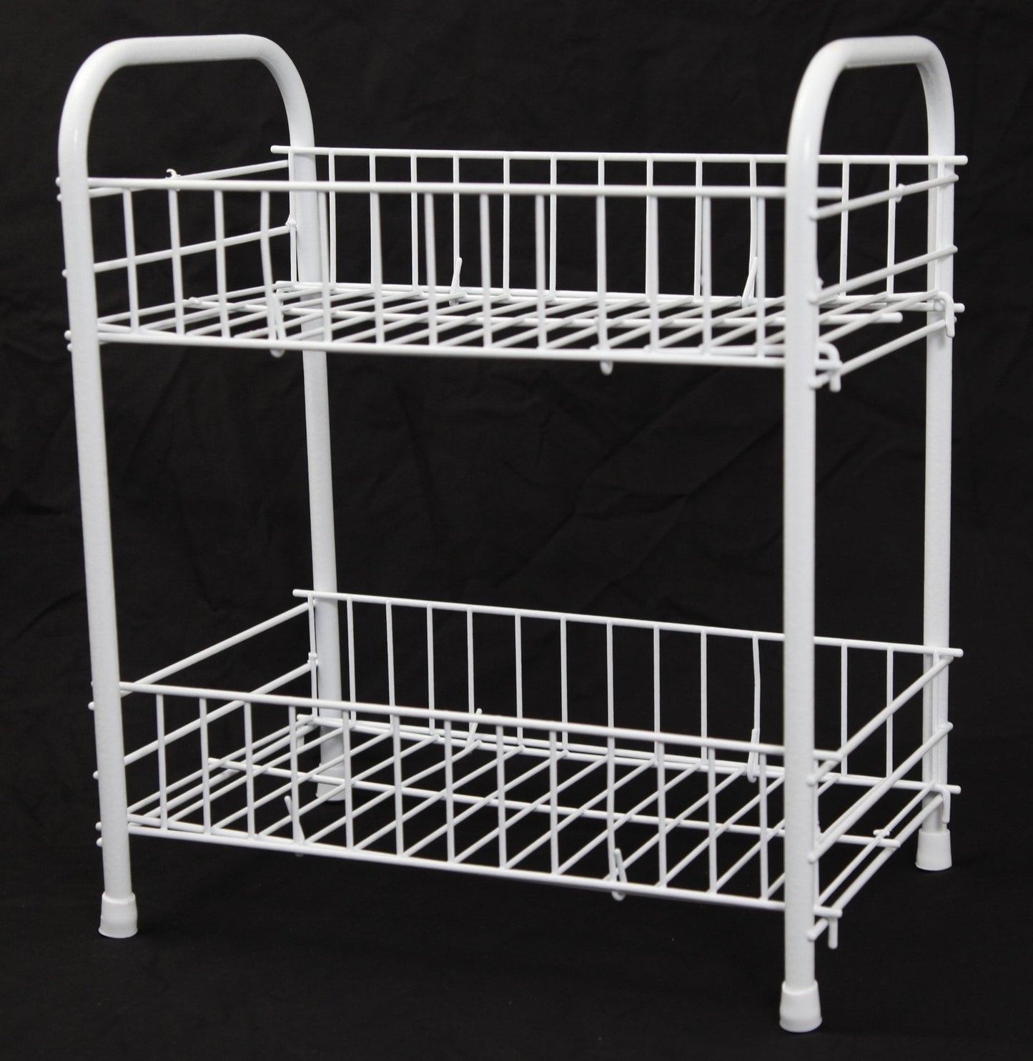 2 Tier Fruit And Veg/Cutlery Storage Stack Kitchen Rack 30cm x 36cm 0278 (Parcel Rate)