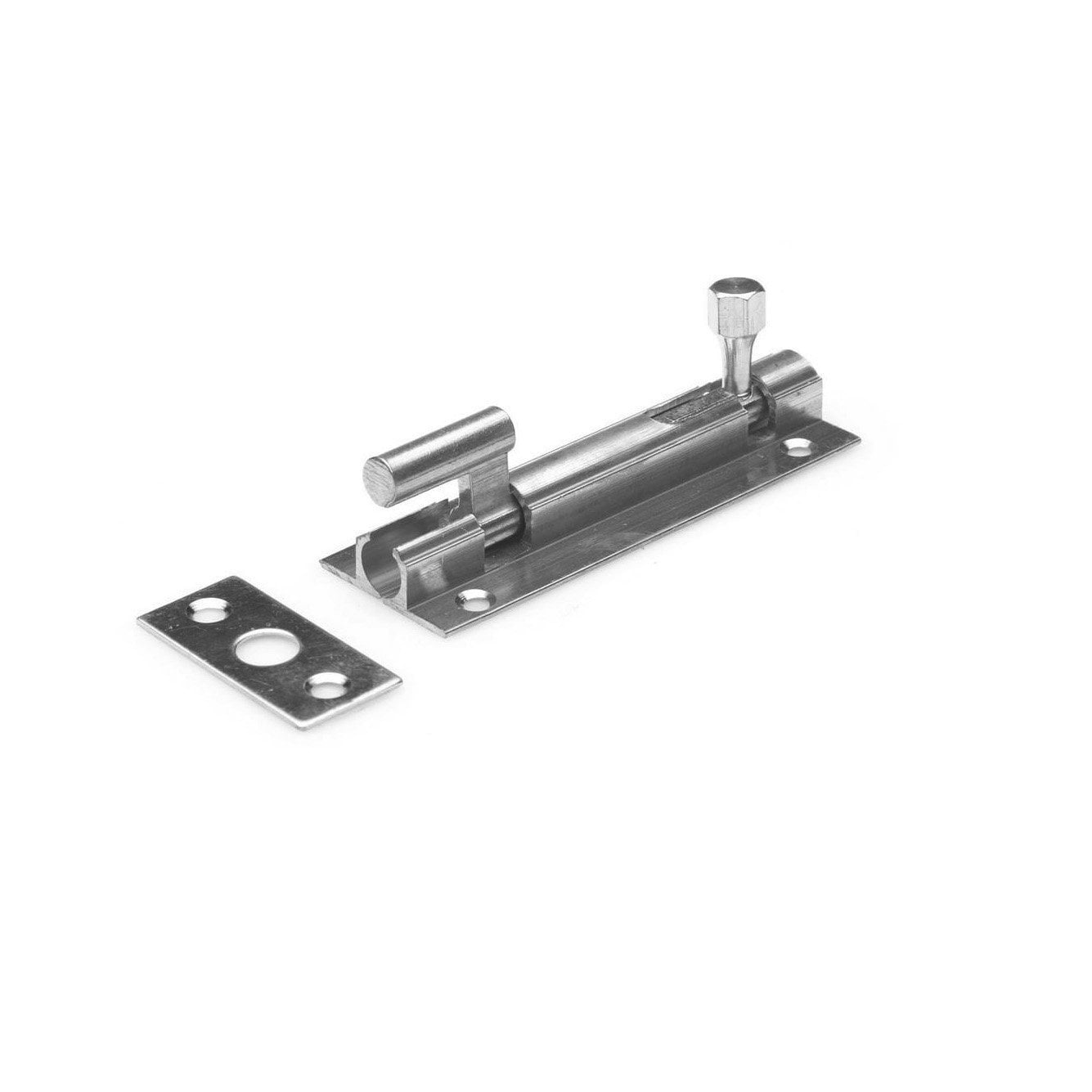 3'' Cranked Door Bolt Chrome Home Diy 52511 (Large Letter Rate)