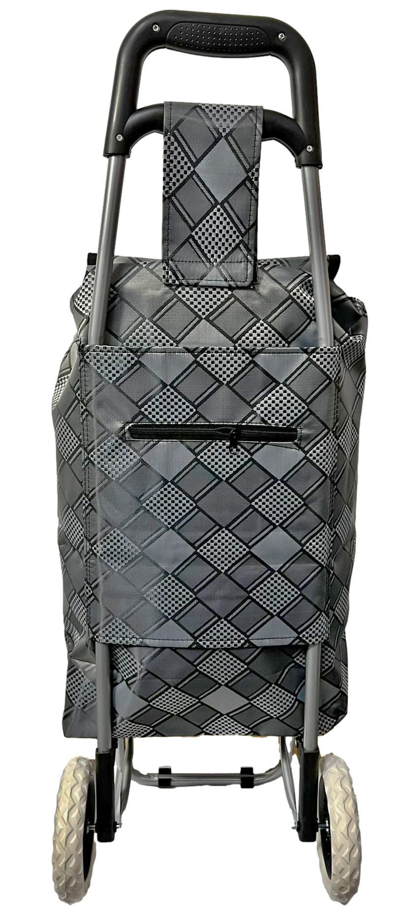 Shopping Trolley with Drawstring Comfortable Grip Handle 2 Wheels Assorted Designs and Colours MXS1500 (Big Parcel Rate)