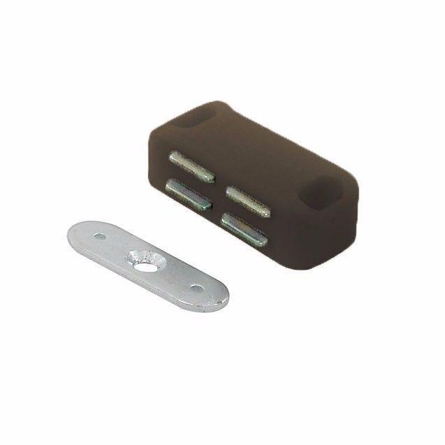 Value Pack Of 2 Magnetic Catches Brown DIY 0356 (Large Letter Rate)