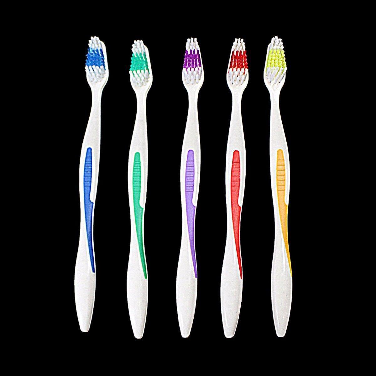 Mr Star Pack Of 5 Assorted Soft Oral Care Toothbrushes 19cm 0695 (Large Letter Rate)