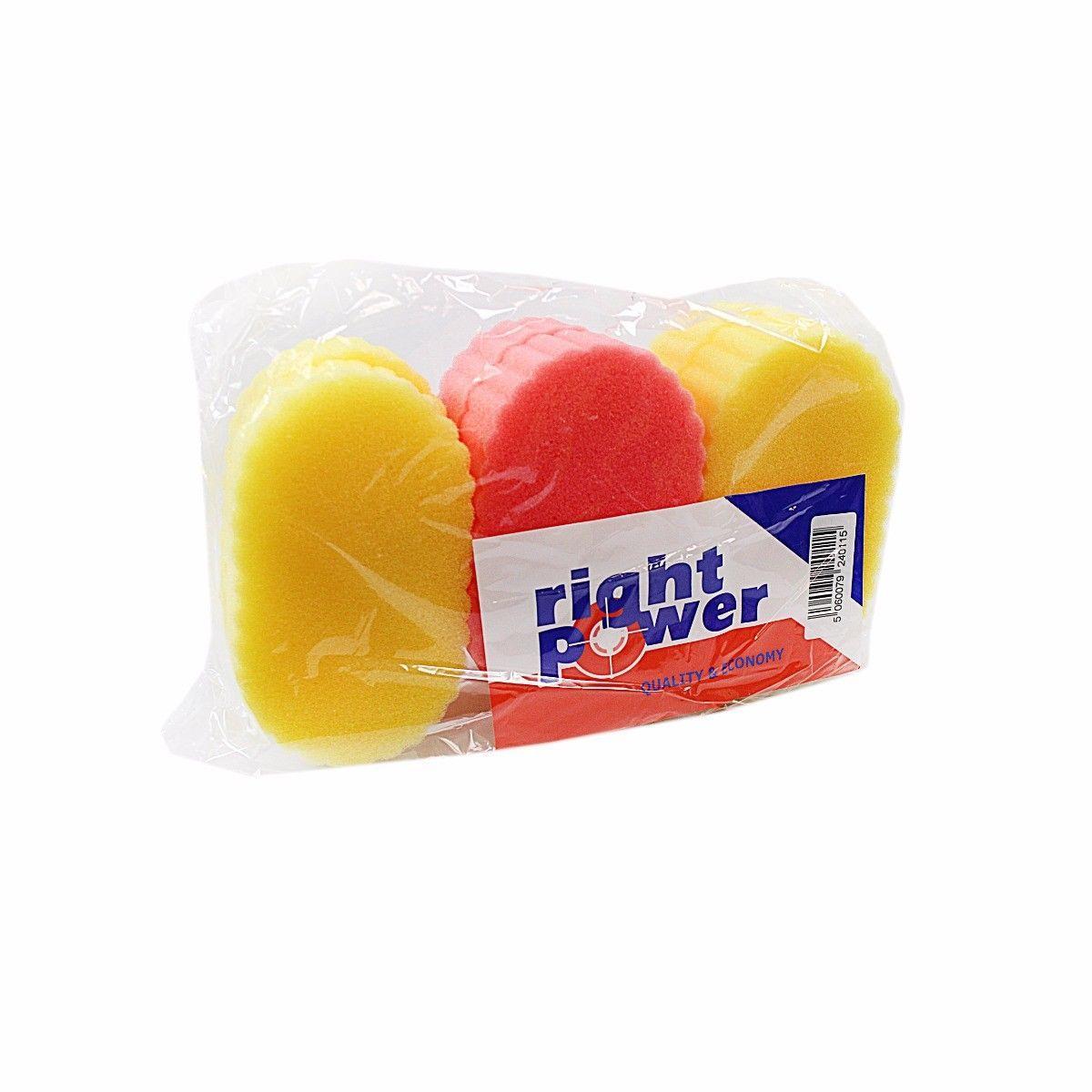 Standard Bathroom Body Wash Sponge Pack of 6 Assorted Colours 4011 (Parcel Rate)