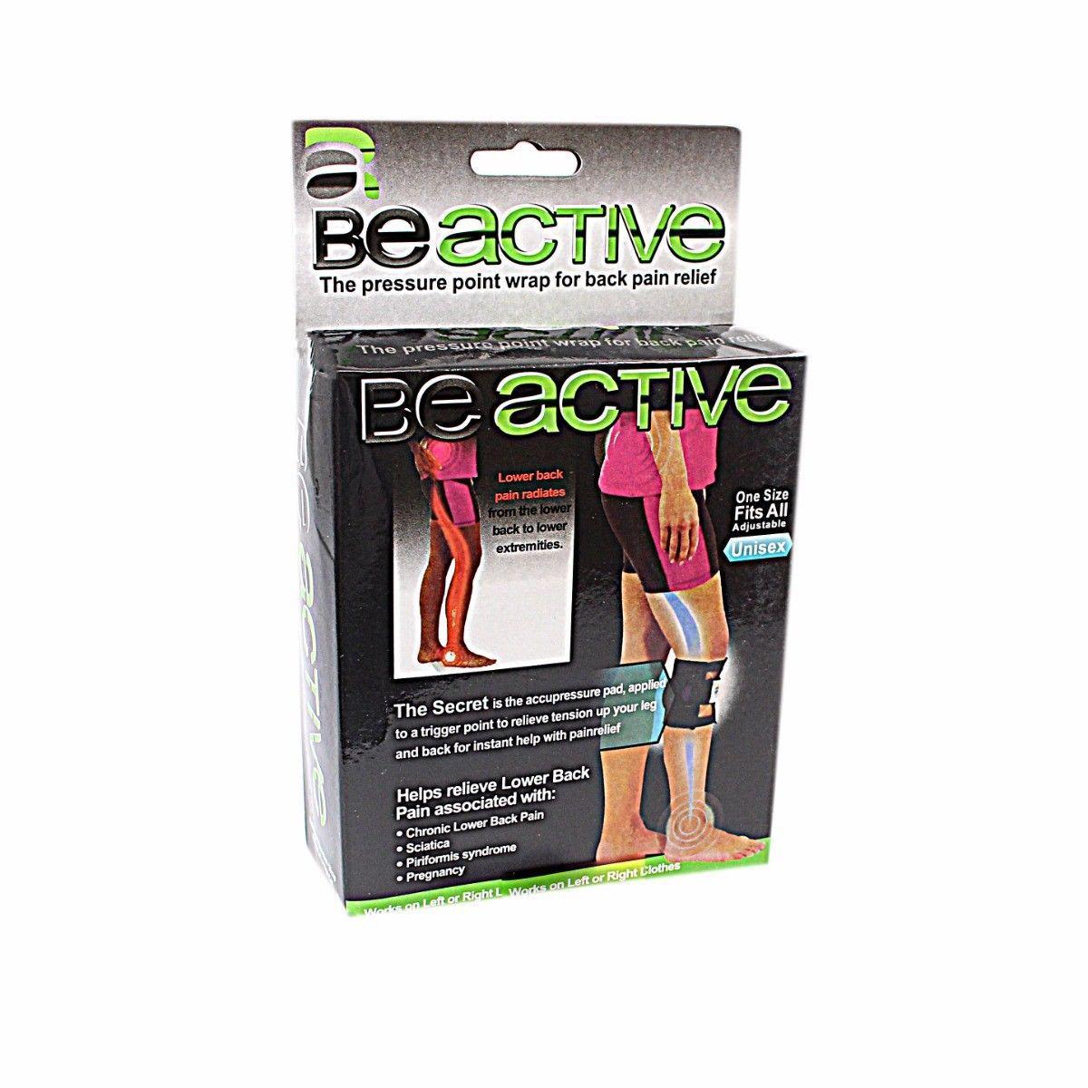 BeACTIVE Acupressure Calf Leg Brace For Treating Back Hip Pain Sciatica 4672 (Parcel Rate)