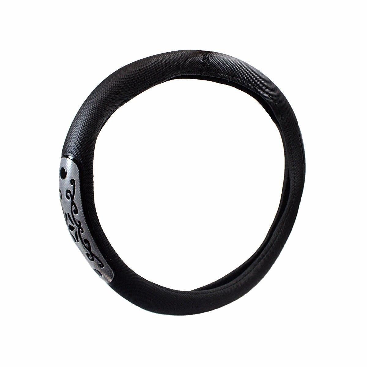 Steering Wheel Cover Fits Most Cars 14-15.1/2'' Just Stretch Over Steering Wheel 2178 (Parcel Rate)