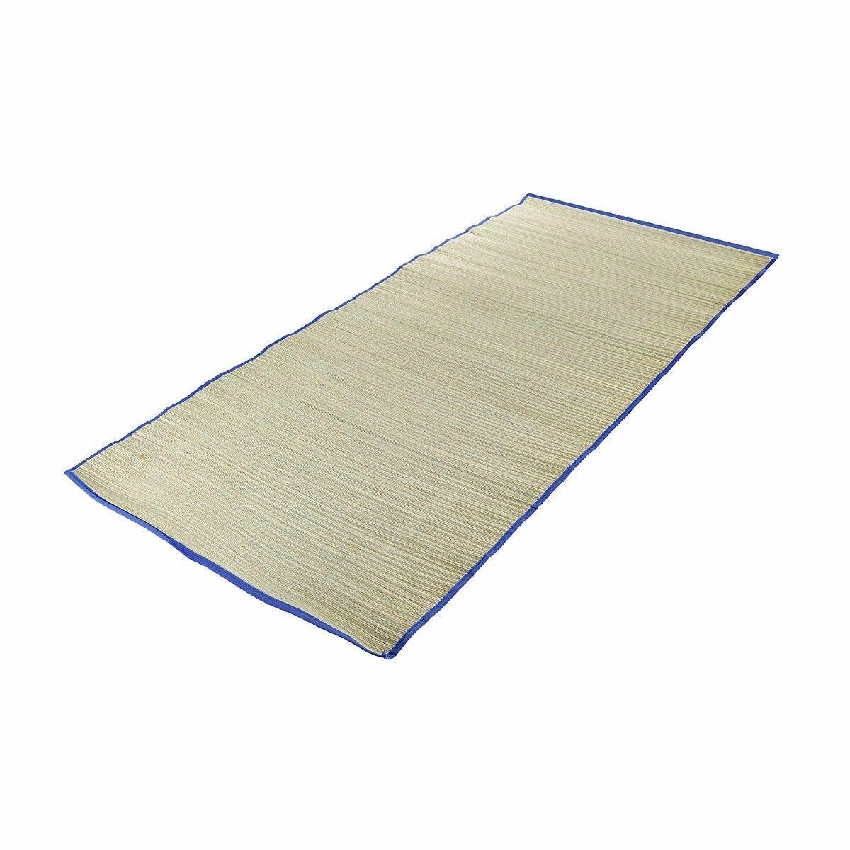 Roll Up Straw Beach Mat Carry Mat Multi Use Travelling Camping 75cm x 170cm 3456 (Parcel Rate)