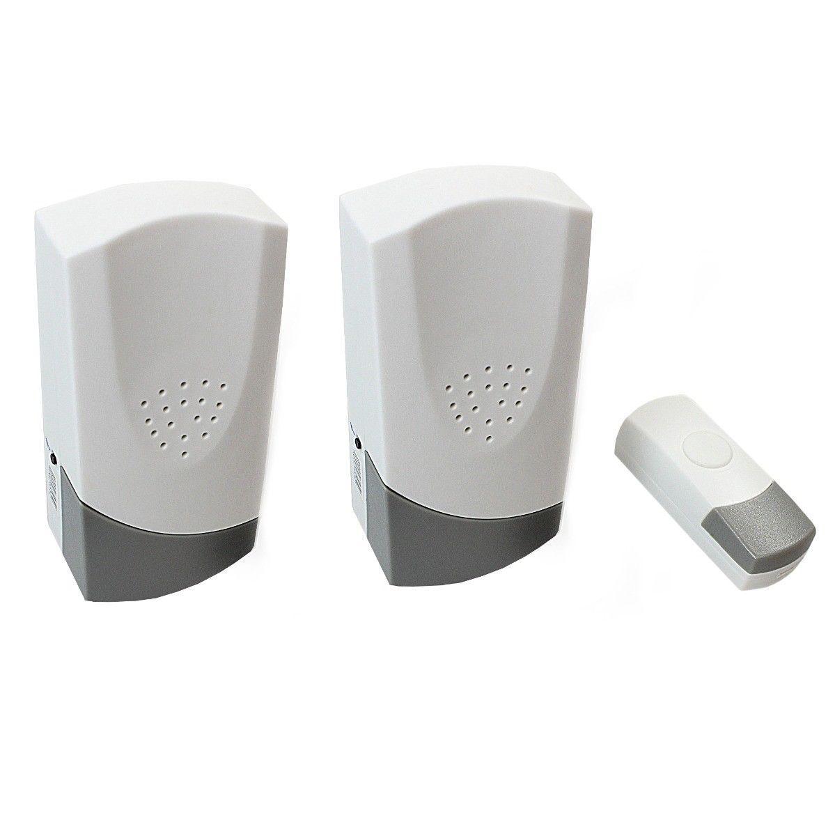 Wire Free Door Chime Kit 2 x Chime Units Pack Of 3 Battery Included 5911 (Parcel Rate)