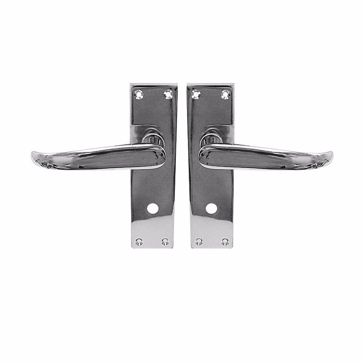 Vic Straight Bathroom Chrome 1 Pair With Screws 4068 (Parcel Rate)