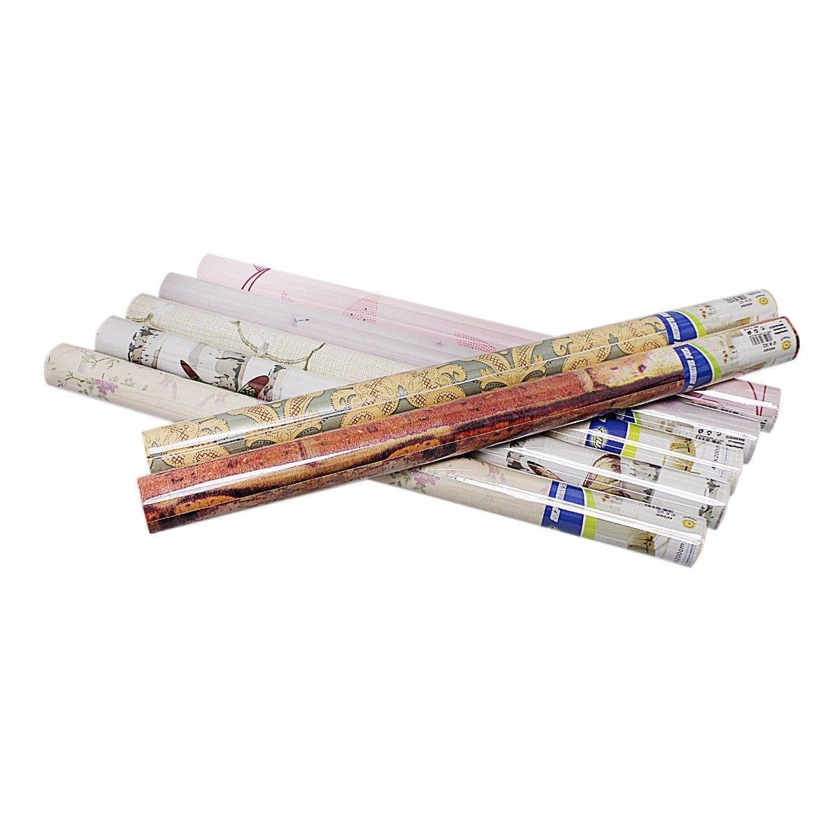 Self Adhesive High Quality Wallpaper Assorted Designs 45cm x 200cm 3432 (Parcel Rate)
