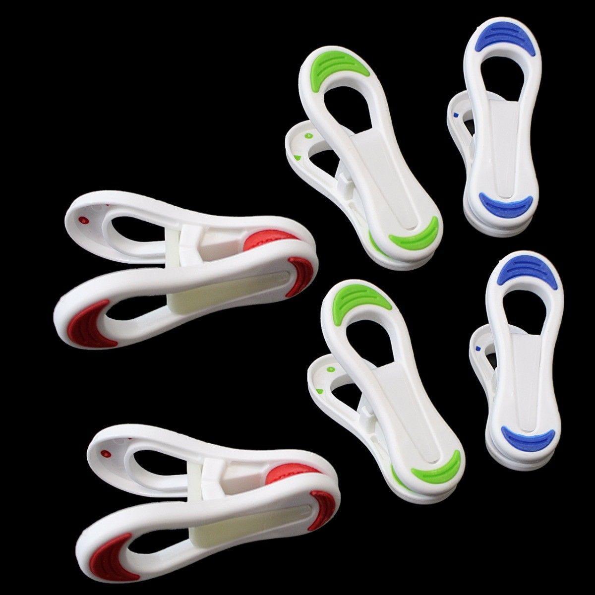 High Quality Pack Of 6 Plastic Clothes Pegs 6.5cm Home 4896 (Parcel Rate)