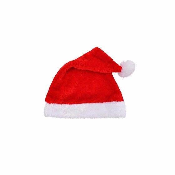 New Santa Luxury Christmas Party Hat Xmas Adult Velvet Fur Felt Fancy Dress Hats 4632 (Large Letter Rate)