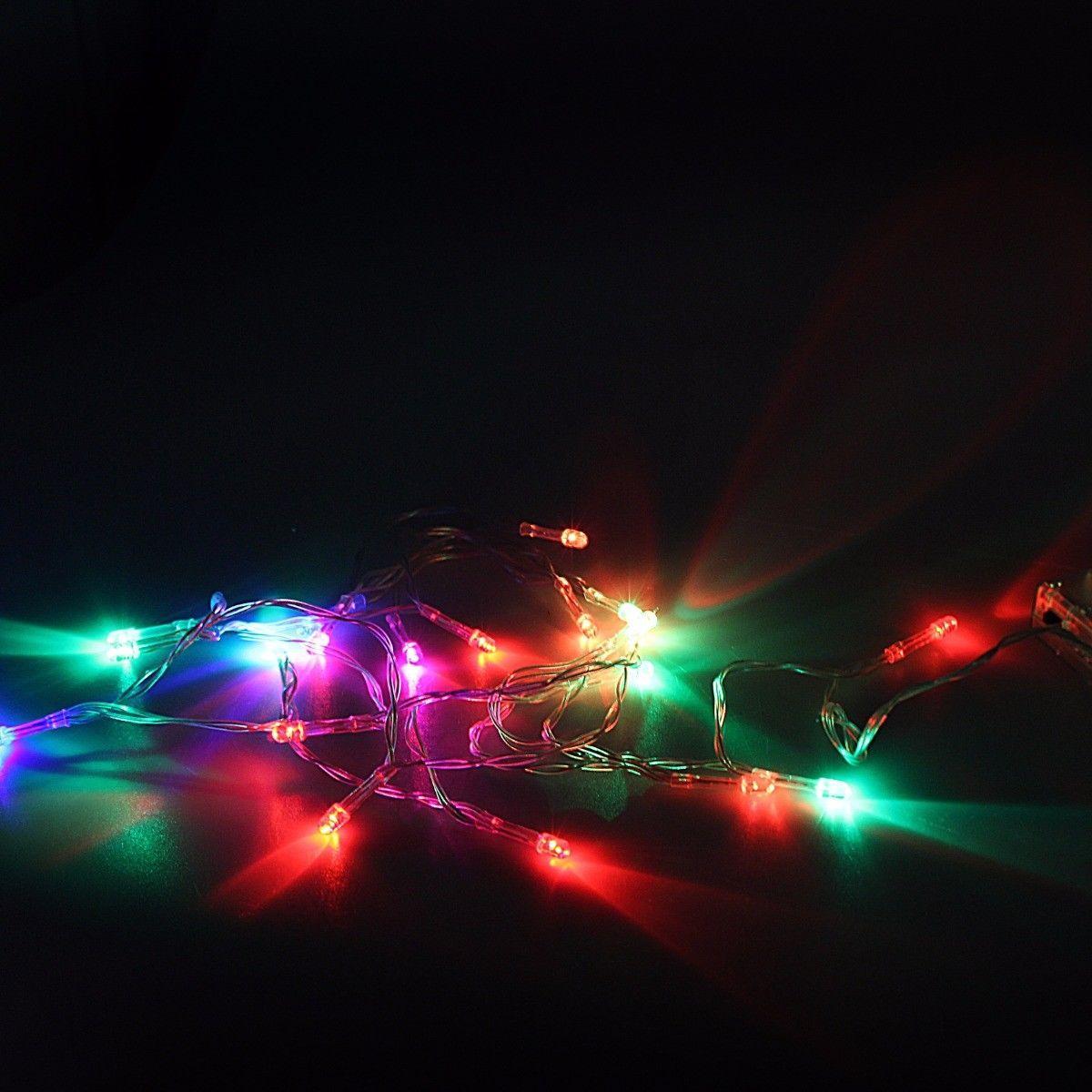 50 x LED Multi-Coloured Christmas Fairy Lights, Battery Operated 4706 (Parcel Rate)