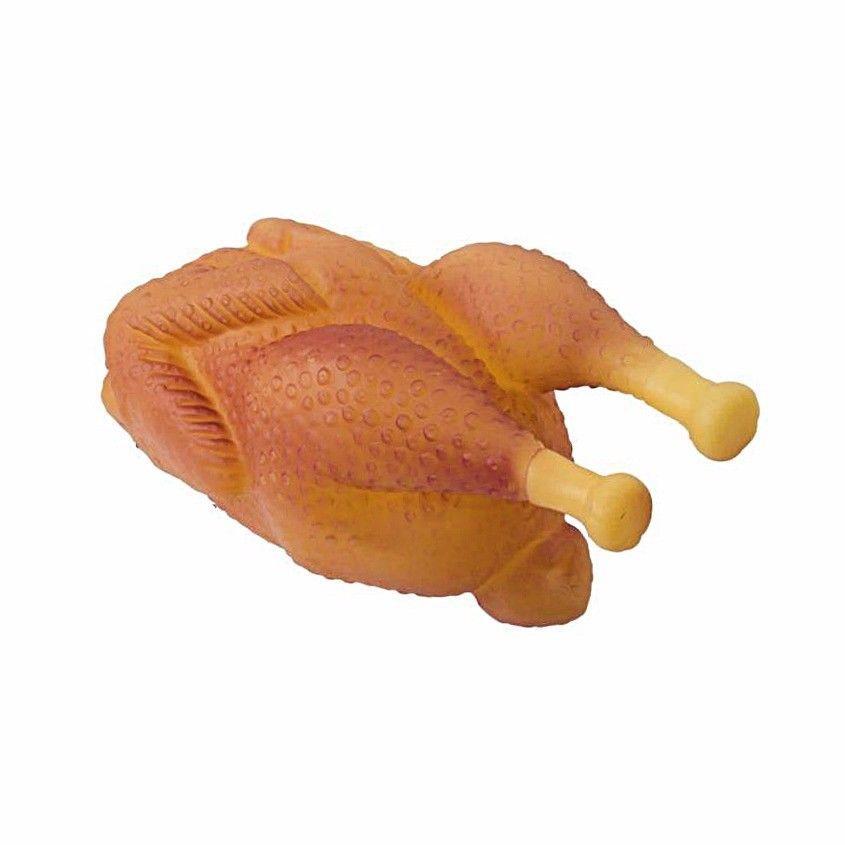 Squeezy Silicone Chicken, Dog Chew Pet Toy Approx 20cm 0065 (Parcel Rate)
