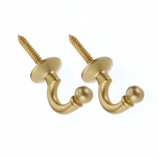 Gold / Brassed Coloured Curtain Tiebacks Pack Of 2 0222 (Large Letter Rate)