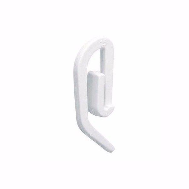 Value Pack White Curtain Hooks Pack Of 100 Home DIY 02072 (Large Letter Rate)