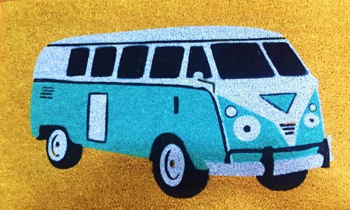 Indoor/Outdoor Camping Van Design Heavy Duty Door Mat 45cm x 75cm 4346 (Parcel Rate)