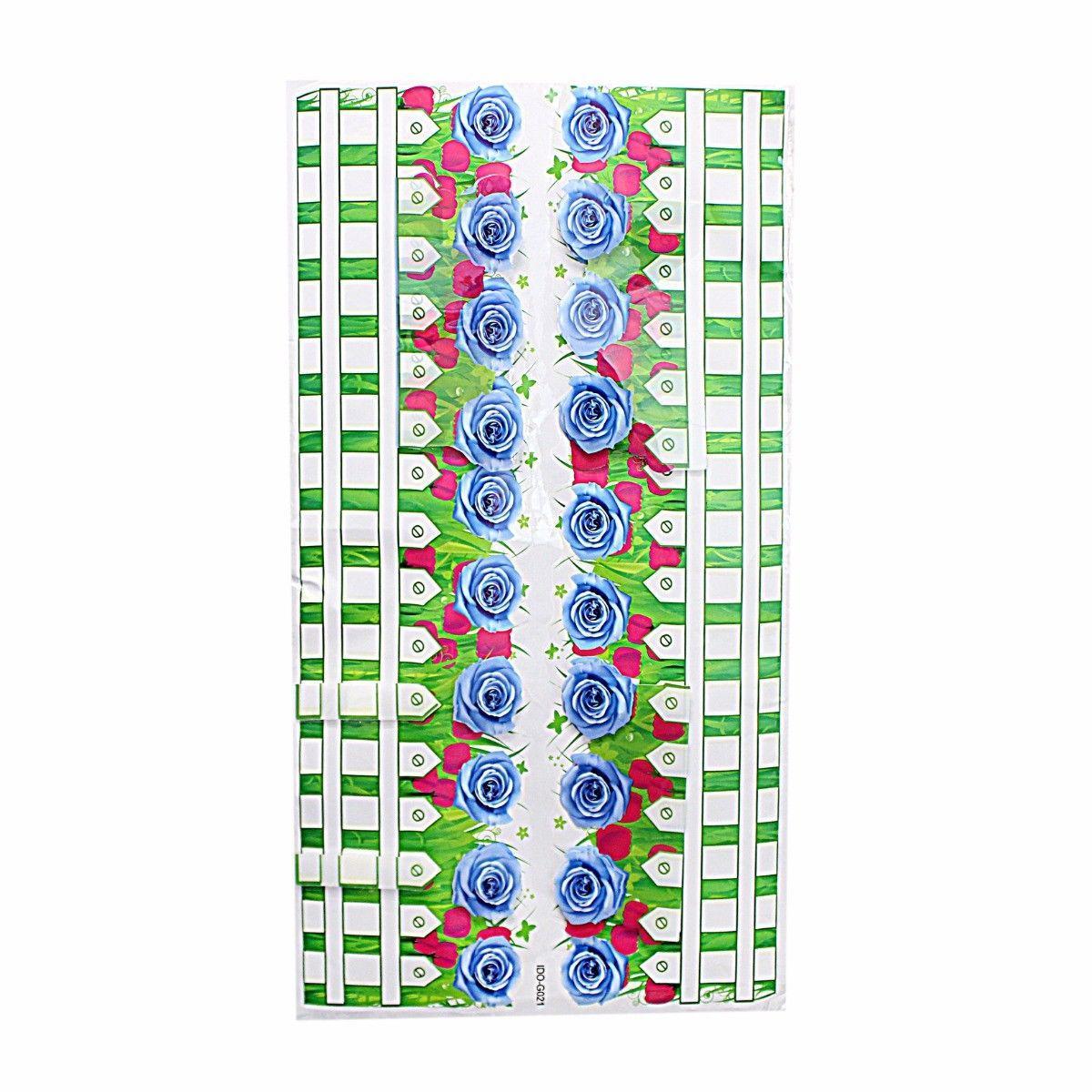 Room Décor Large Wall Stickers Flower Fence Design Assorted Designs 3929 (Parcel Rate)