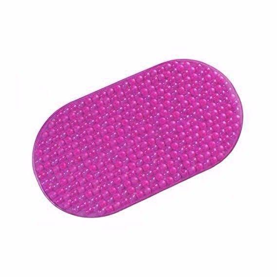 Plastic Padded Protection Bath Mat In Assorted Colours 60cm x 35cm 4151 (Parcel Rate)