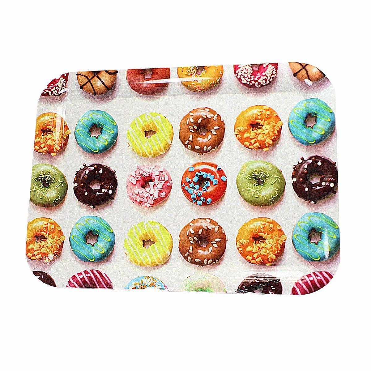 Plastic Serving Tray Assorted Designs 38cm x 28cm 4292 (Parcel Rate)