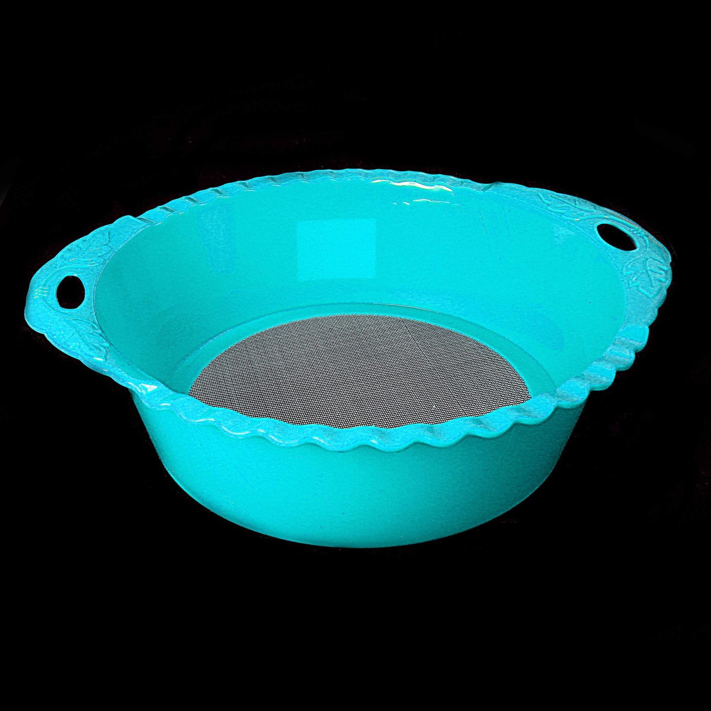 Rice Colander Sieving Food Prep Flower Rice Colander Plastic Mesh Net 25cm 4650 (Parcel Rate)