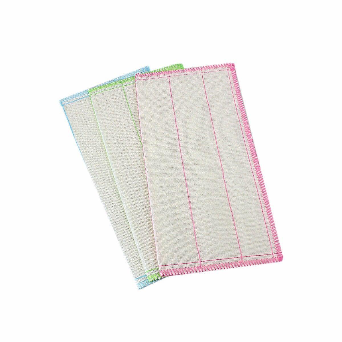 Pack of 3 Non Stick Oil Tea Towel Dishcloth Ideal For Kitchen Use 30cm 3254 (Parcel Rate)