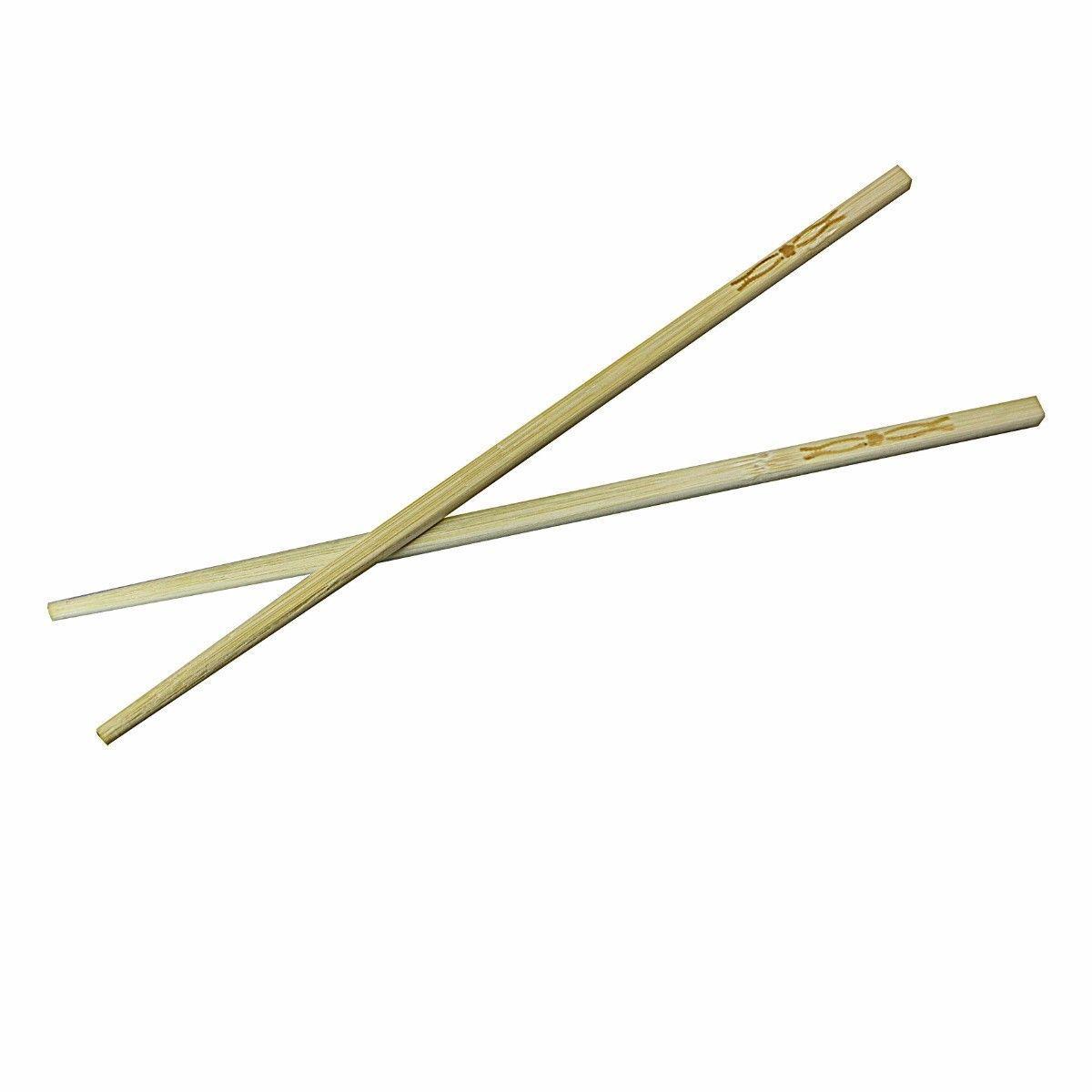 High Quality Wooden bamboo Pack Of 5 Chopsticks Ideal For Sushi 24cm 2357 (Large Letter)