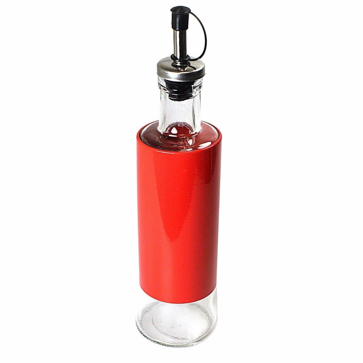 250ml Glass Condiment Oil & Vinegar Glass Bottle Dispenser With Sealable Cap 1487 (Parcel Rate)