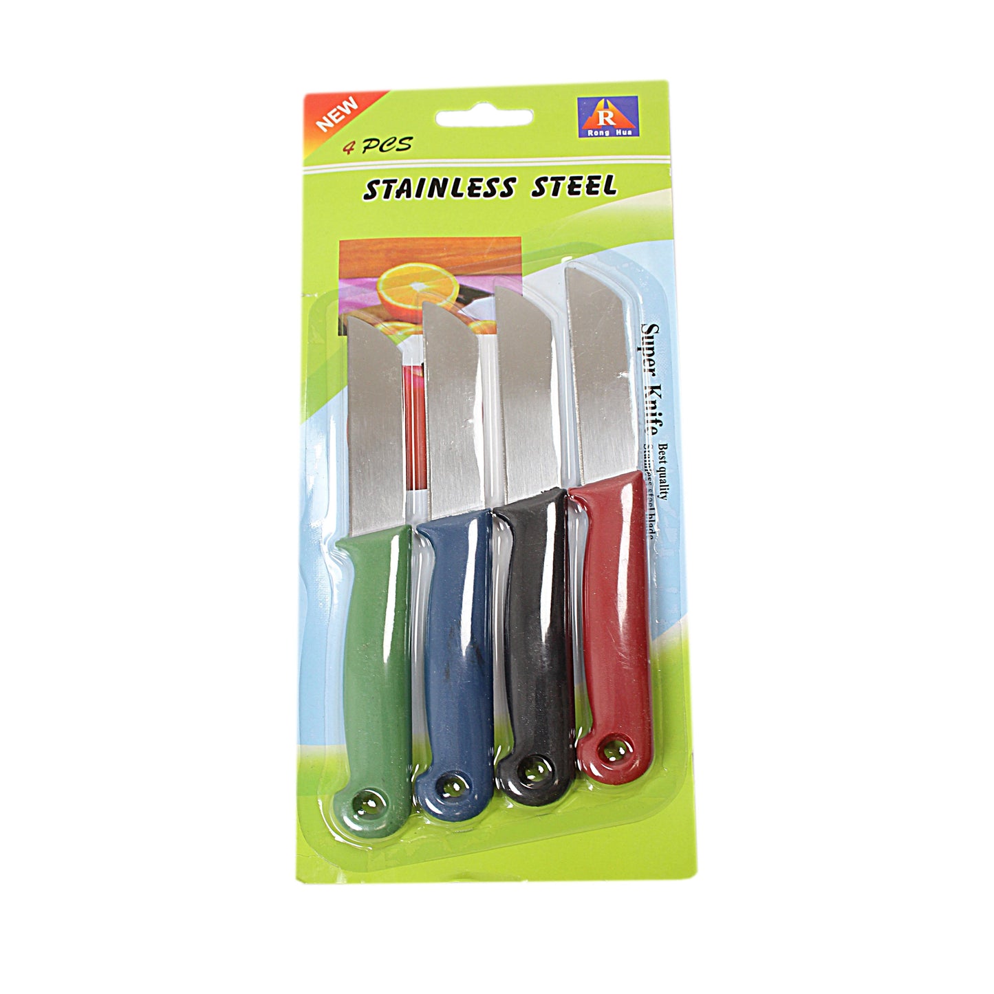 Standard Pack Of 4 Stainless Steel Kitchen Knife Set 3292 (Large Letter Rate)