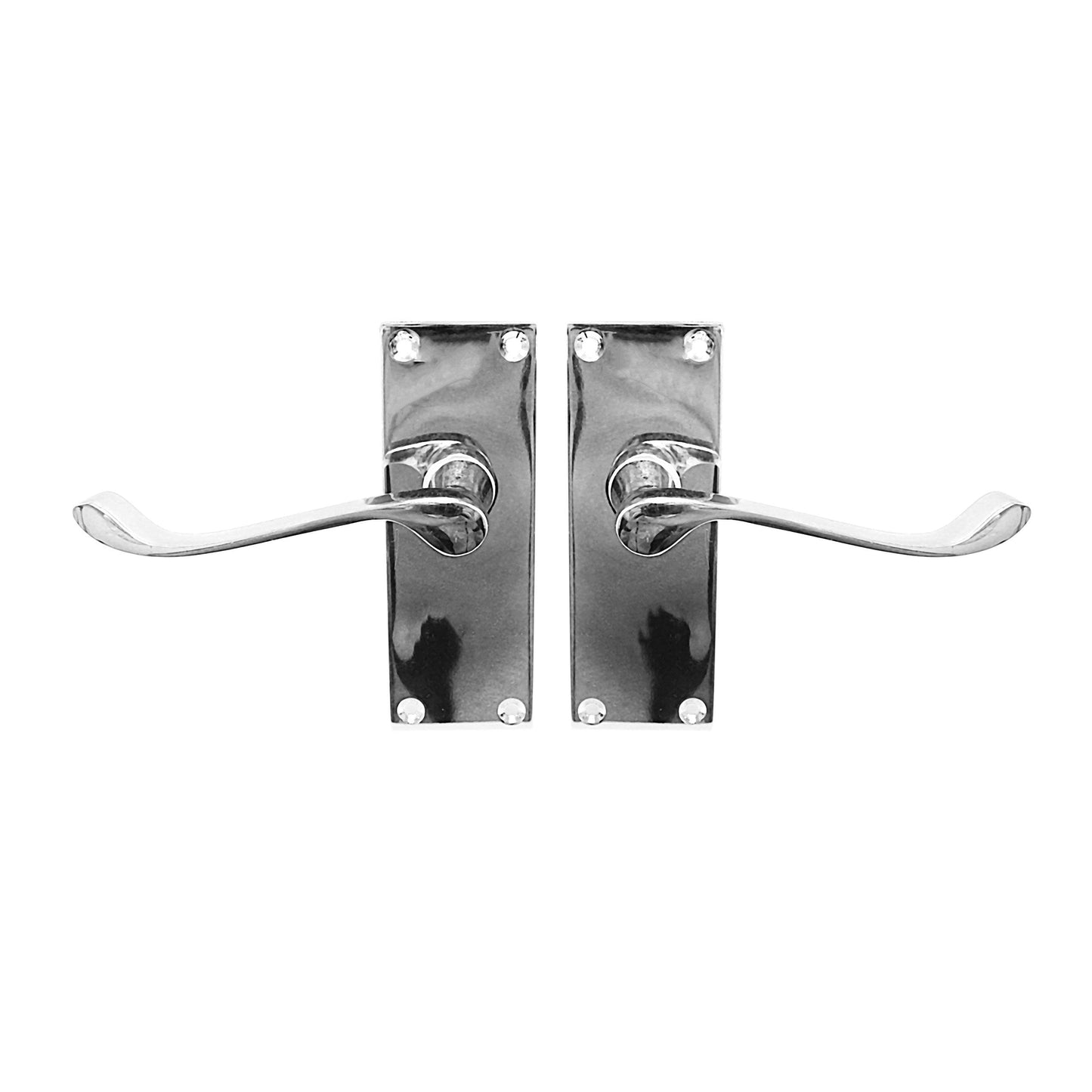 4'' Vic Straight Latch chrome Diy Home 0662 (Parcel Rate)