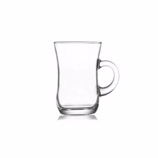 Set Of 6 Yudum Cups 95cc 3 1/4oz Glassware YUD402E (Parcel Rate)